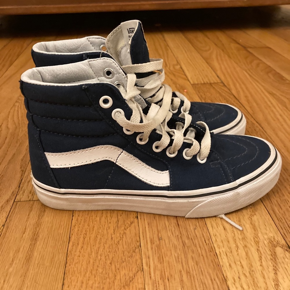Boys size 3.5 high top vans